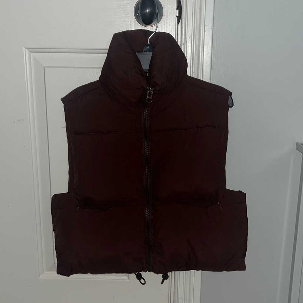 Brown Puffer Vest